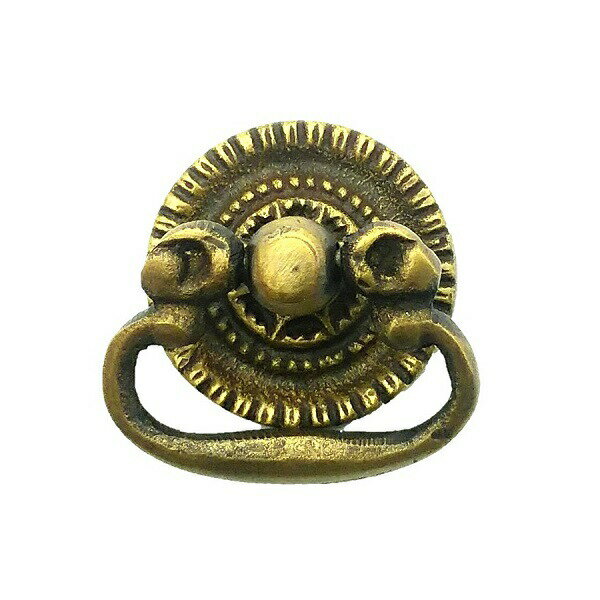 とって 取っ手 取手 リング 真鍮 ゴールド アンティーク レトロ クラシック ヴィンテージ風 家具 棚 引出し 引き出し 扉 ドア フック パーツ 建材 リメ...