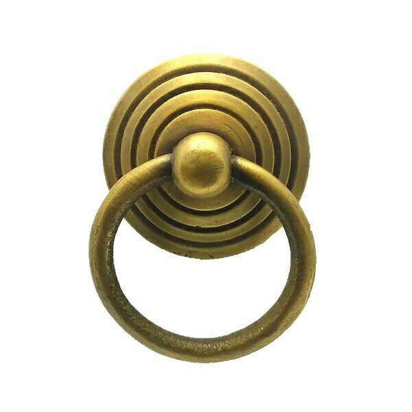 とって 取っ手 取手 リング 真鍮 ゴールド アンティーク レトロ クラシック ヴィンテージ風 家具 棚 引出し 引き出し ドア フック パーツ リメイク DI...