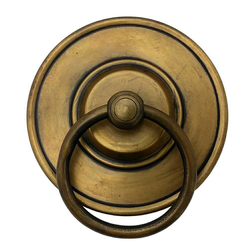 とって 取っ手 取手 リング 真鍮 ゴールド アンティーク レトロ クラシック ヴィンテージ風 家具 棚 引出し 引き出し 扉 ドア フック パーツ 建材 リメ...