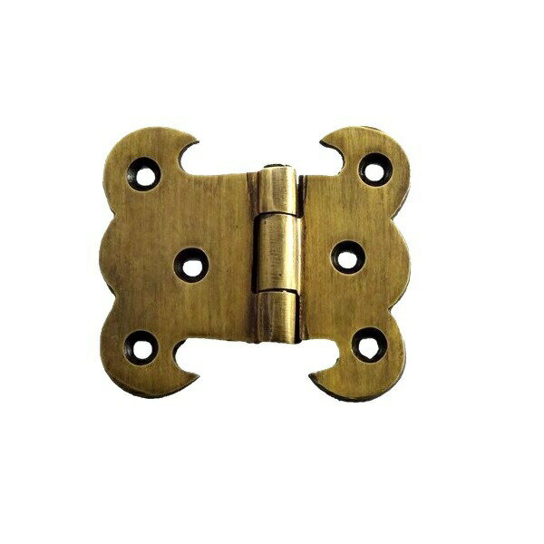 蝶番 丁番 ヒンジ 真鍮 ゴールド アンティーク レトロ クラシック ヴィンテージ風 門扉 扉 ドア 蓋 パ..