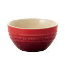 ストーンウェア 【5/10限定！抽選で2人に1人最大100%ポイントバック★要エントリー】LE CREUSET / ライスボール(チェリーレッド)｜※包装のしメッセージカード無料対応