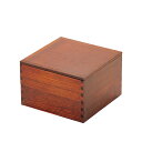 送料無料|木曽塗角二段重|※包装のしメッセージカード無料対応