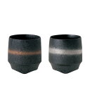 【エントリーでポイント19倍】KIHARA / 香酒盃 ぐい呑晶金帯・晶銀帯2 ヶセット|※包装のしメッセージカード無料対応