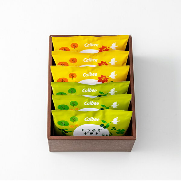 カルビー / くつろぎポテト6袋 ※メッセージカード無料作成