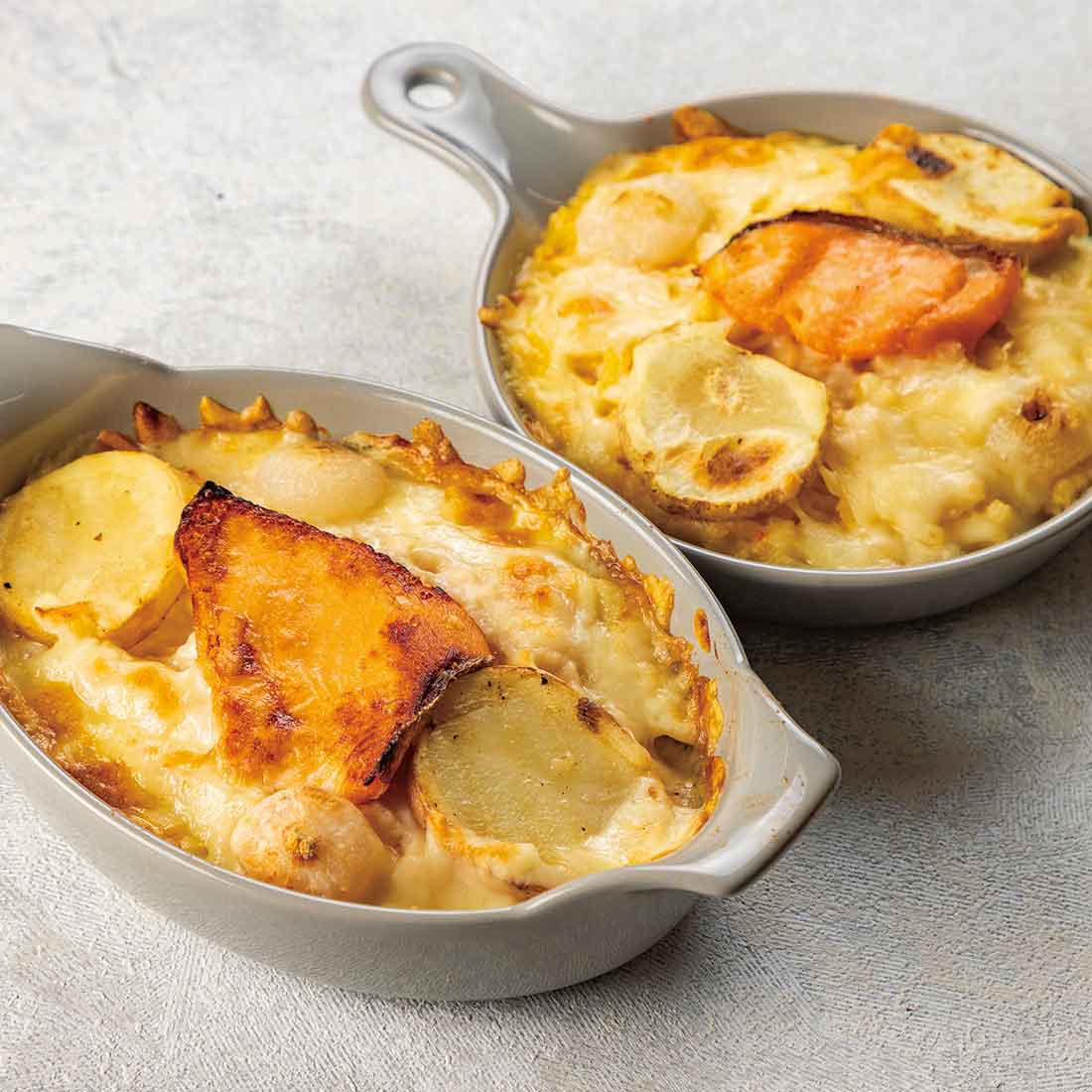 レンジで簡単クアトロチーズグラタン・ドリアセット