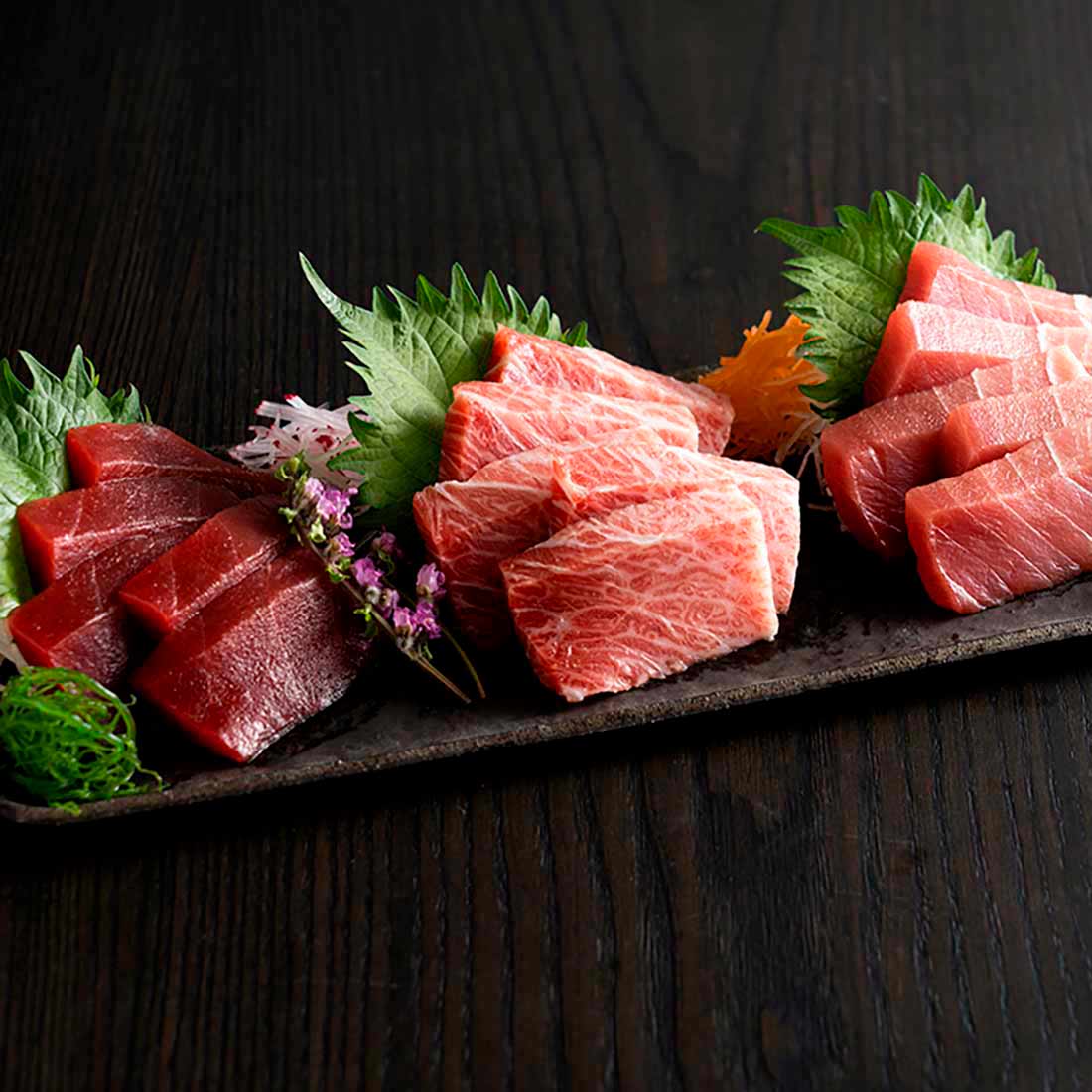 お歳暮 内祝い お祝い 三崎恵水産 / 天然本まぐろセット（大トロ・中トロ・赤身）（短冊のしのみ対応）｜御歳暮 結婚内祝い 出産内祝い 御祝 御礼 新築内祝い 快気祝い