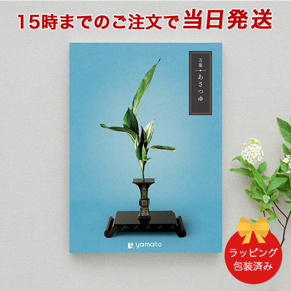 カタログギフト (あさつゆ)万葉<あさつゆ>【香典返し 志 満中陰志 法要 法事のお返しにおすすめなギフトカタログ ラッピング包装済み】|※当日15時までの注文...
