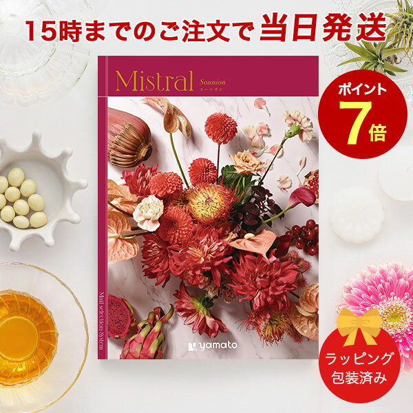 Mistral＜スーニオン＞ 【カタログギフト 当日15時までの注文であす楽対応 送料無料 ラッピング包装済み】｜内祝い グルメ 結婚祝い 結婚内祝い 出産祝い 出産内祝い 引き出物 ギフト おしゃれ 結婚 快気祝い 引越し祝い 新築祝い お祝い ミストラル