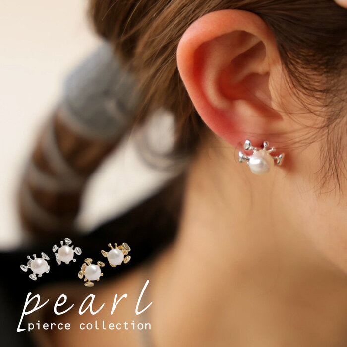 アクセ送料無料 淡水パールピアス ピアス レディース スタッド 個性派・(50)メール便可