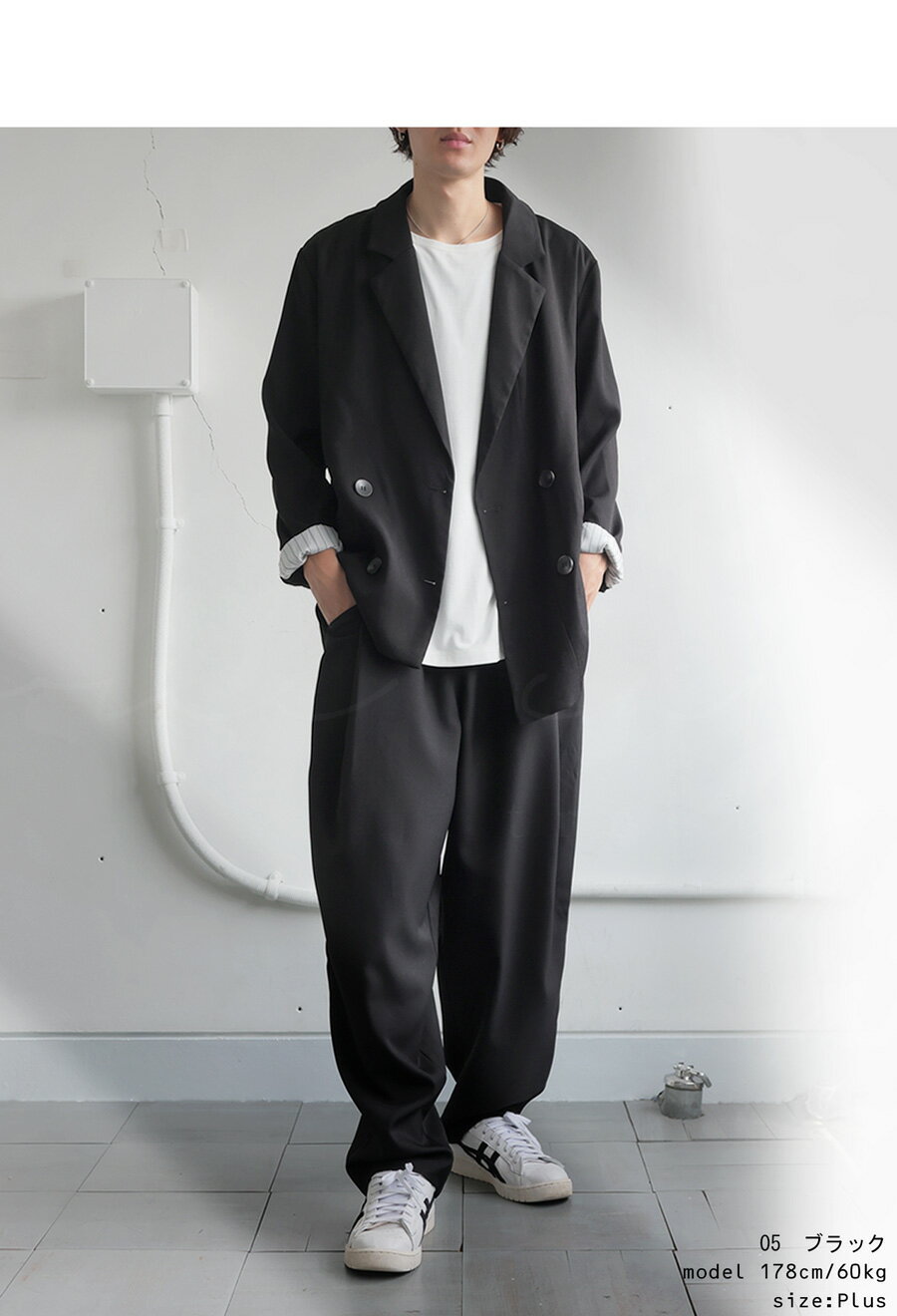 タックデザインパンツ メンズ ボトムス ロング 送料無料・(500)メール便可 【Z】