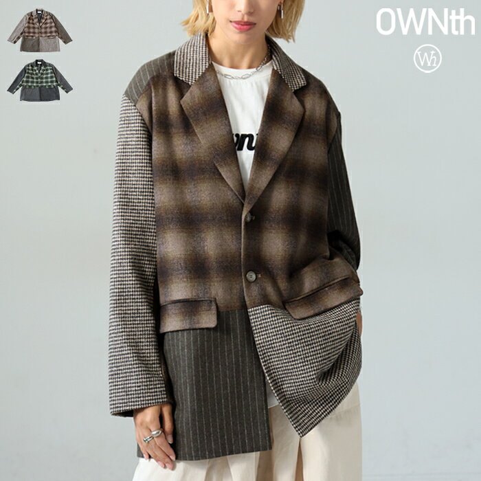 マルチパターン テーラードジャケット ユニセックス 送料無料・メール便不可のサムネイル