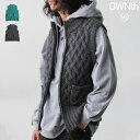 籠編み風ニットベスト ユニセックス ハイネック ベスト 送料無料・メール便不可【Z】