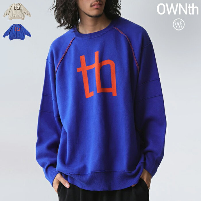 ロゴニット 長袖 ユニセックス ビッグシルエット 送料無料・メール便不可【Z】