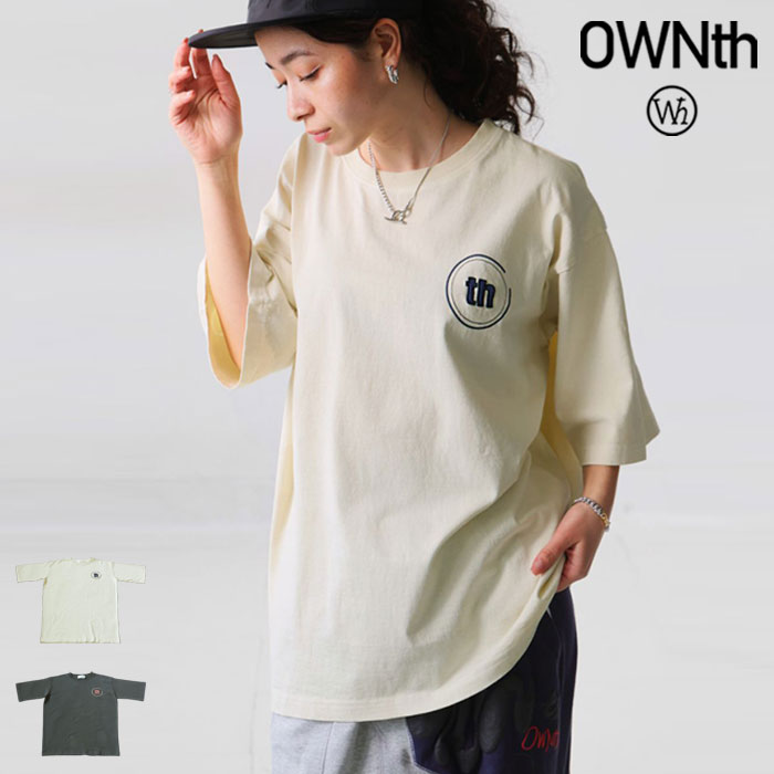 樂天商城 - ロゴ刺繍 Tシャツ レディース トップス 五分袖 半袖 送料無料・(80)メール便可