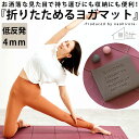 廣田なおさん公式プロデュース!折り畳みヨガマット 送料無料・再販。メール便不可【251B】