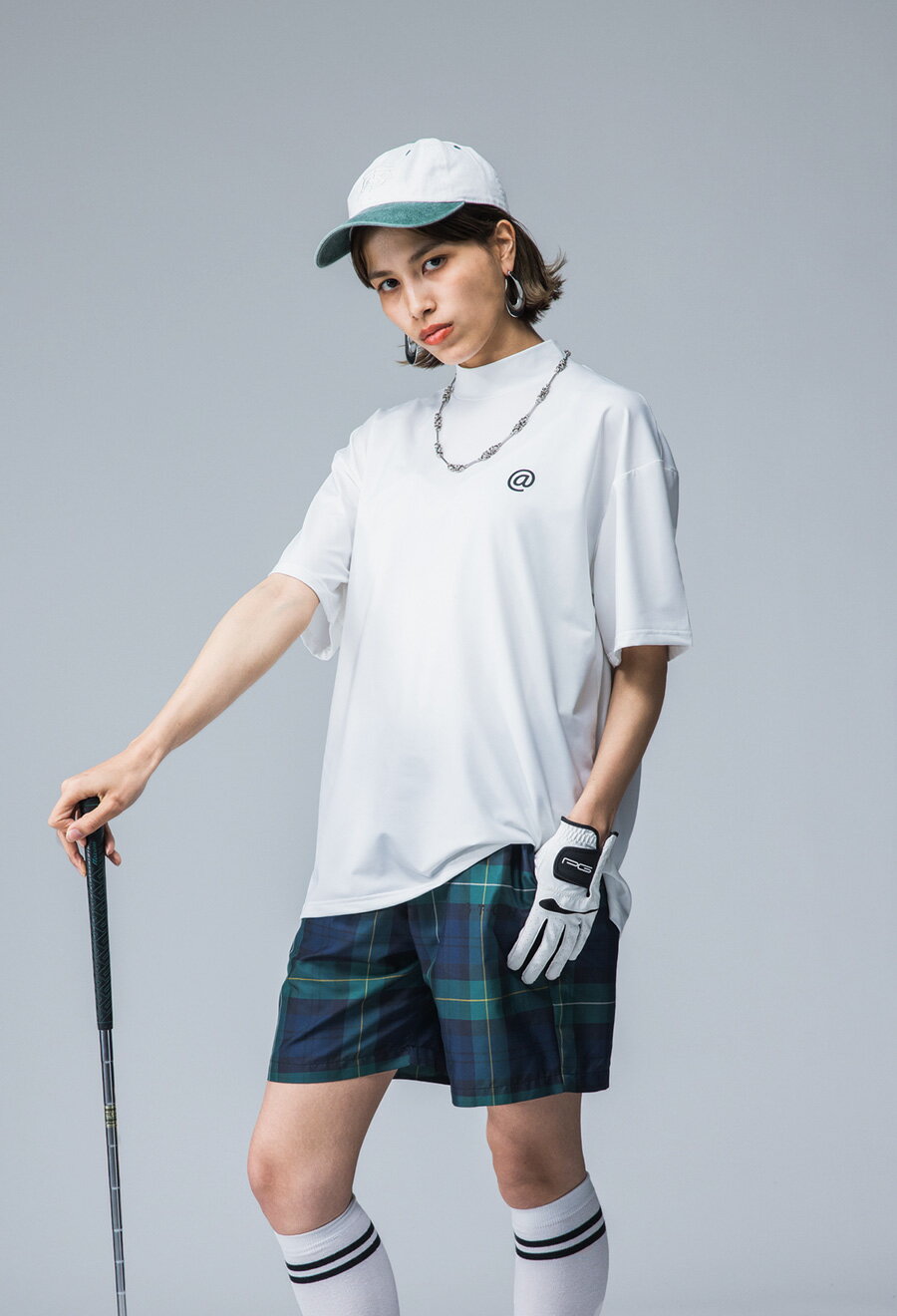 大人気！03番のみ再入荷予定あり！ANTIQUA GOLF×STCH ロゴTシャツ レディース 送料無料・再販。(80)メール便可 母の日 3