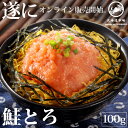 冷凍 鮭とろ 鮭トロ 100g 生冷 魚介類加工品 送料無料・メール便不可(V)