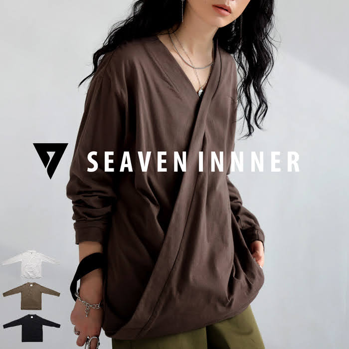 「SEAVEN」SEAVEN INNER セヴンインナー 長袖 再再販。(100)メール便可【242B】