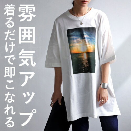 (返品・キャンセル・交換不可)トップス レディース 半袖 フォトTシャ...