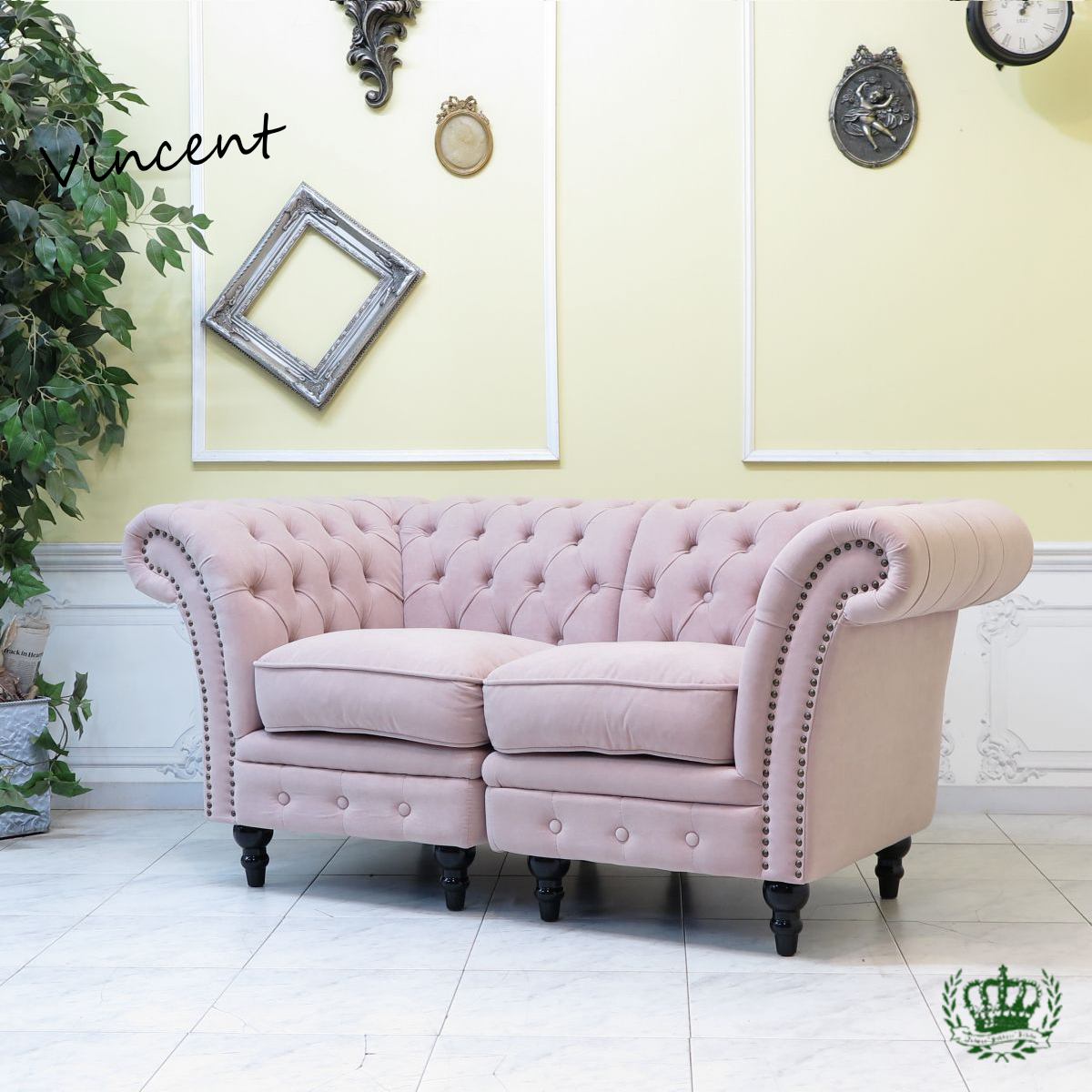 2人掛け ソファー おしゃれ ソファ チェスターフィールド ソファー チェスターフィールドソファ オフィ..