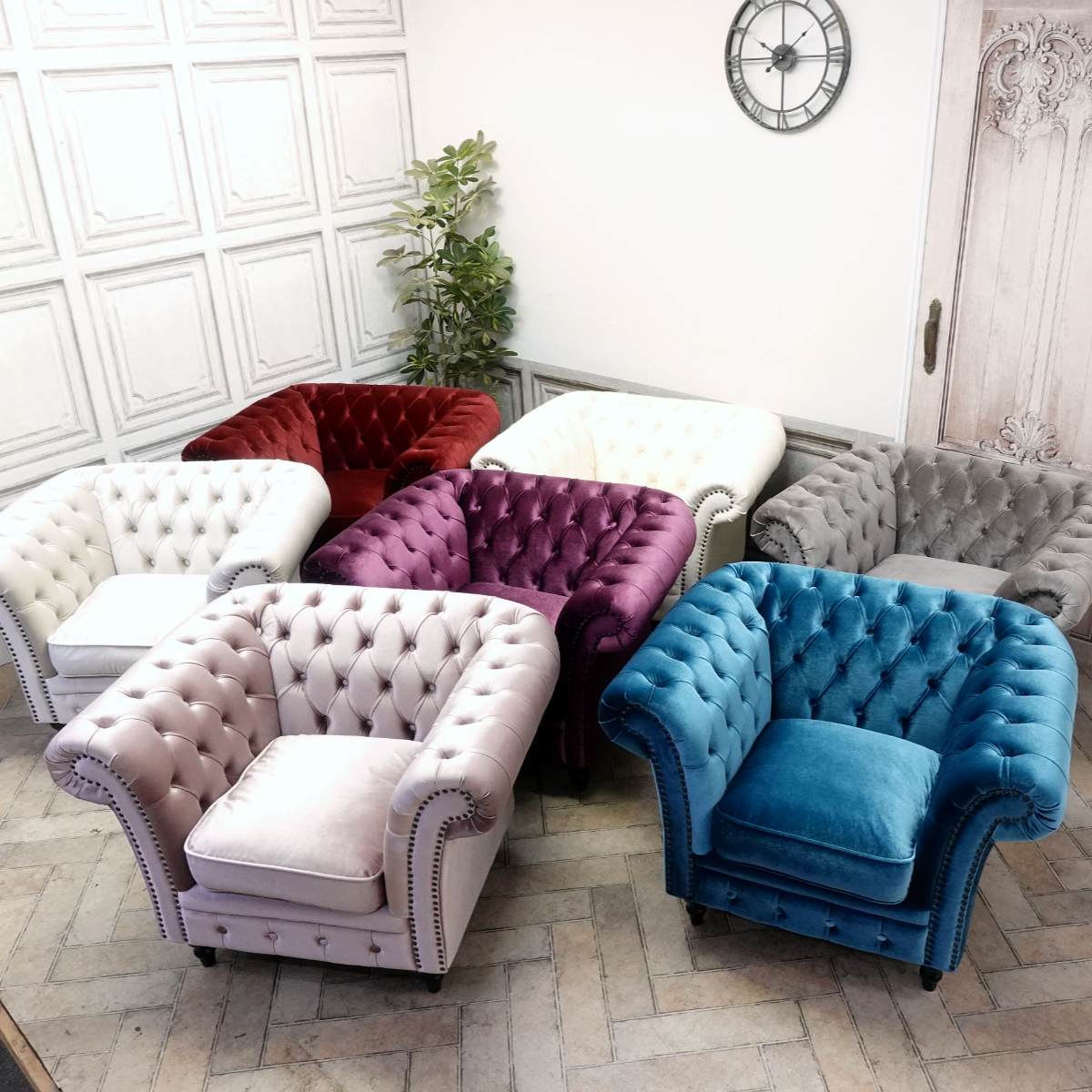 輸入家具 一人掛け ソファー 1人掛け 一人用 アンティーク シングルソファー チェスターフィールド ソファ ヴィンセント イギリス 英国 おしゃれ ソファ 可愛い かわいい レトロ ソファ 姫系 ソファー デザイナーズ サロン フェイクレザー 合皮 PU オフホワイト vj1p73k [2]