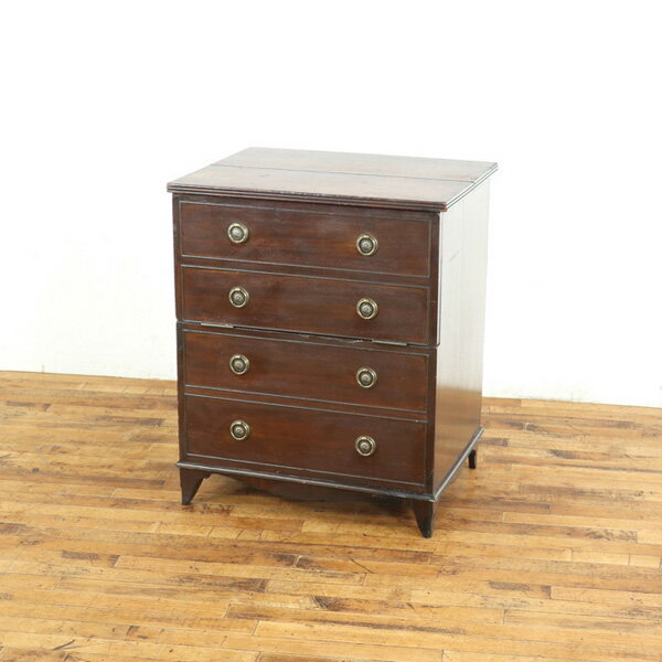 乐天商城 - チェストのような見た目 珍しい構造のキャビネット　イギリス　アンティークフレックス 70377