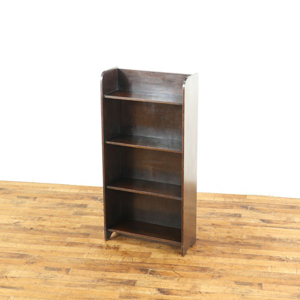 乐天商城 - すっきりとしたデザイン ブックシェルフ 見せる収納 本棚 飾り棚 ディスプレイラック イギリスアンティーク家具 59394