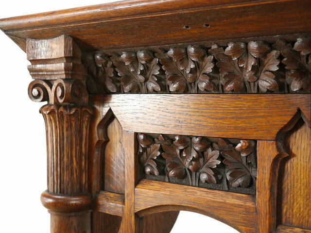 アンティーク 家具 レクターン 聖書台 無垢材ならではの味わい 彫刻 イギリスアンティーク家具 アンティークフレックス 70004 [3]