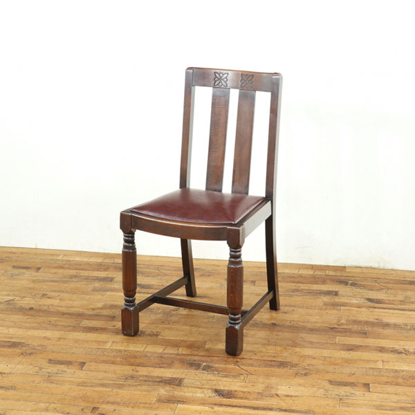 乐天商城 - 張替済ダイニングチェア 食卓椅子 すっきりとした印象 シンプル　アンティークチェア イギリス アンティークフレックス　59168