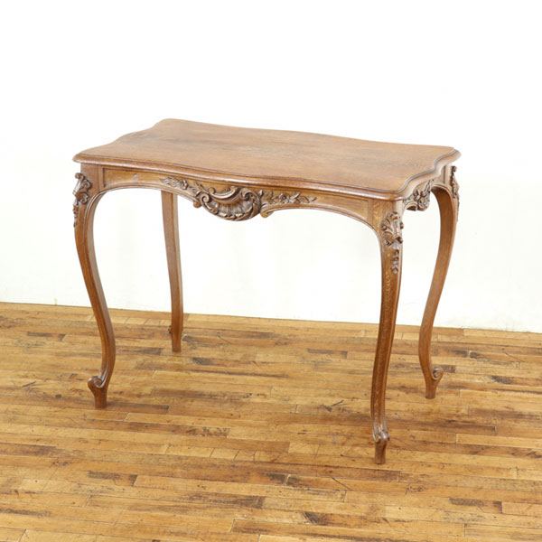 乐天商城 - サイドテーブル　優雅で上品な雰囲気　美しい彫刻　猫脚　テーブル　フランスアンティーク家具　アンティークフレックス　65047