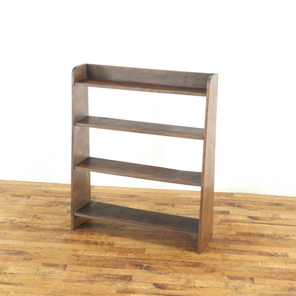 乐天商城 - ブックシェルフ 見せる収納 素朴で可愛い 味わい深い雰囲気 シンプルなデザイン 本棚 飾り棚 イギリス家具 アンティークフレックス 80423