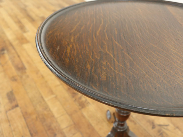 アンティーク ワインテーブル 小ぶり 丸天板 シンプルなデザイン トライポッドテーブル サイドテーブル 英国 アンティークフレックス 80047 [2]