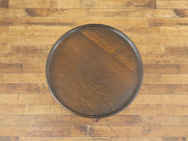 アンティーク ワインテーブル 小ぶり 丸天板 シンプルなデザイン トライポッドテーブル サイドテーブル 英国 アンティークフレックス 80047 [3]