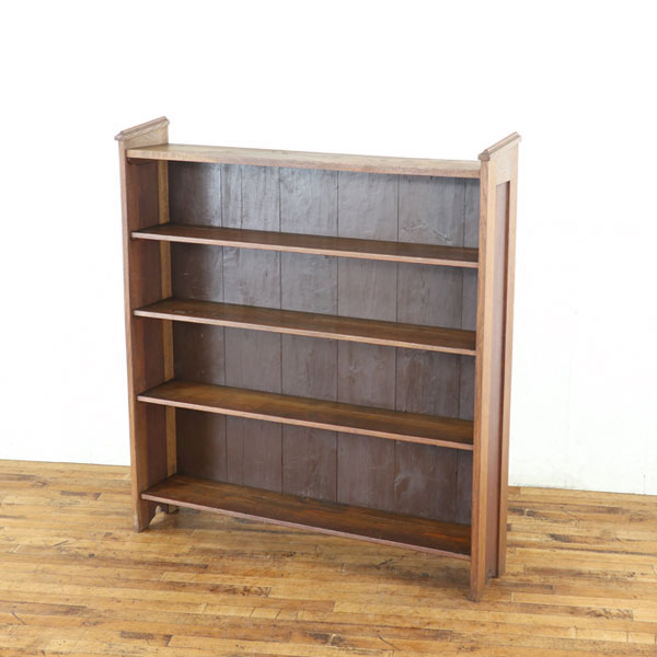 乐天商城 - アンティーク ブックシェルフ シンプルだけど個性を感じる アーツアンドクラフツの印象 本棚 飾り棚 ディスプレイ イギリス家具 80695