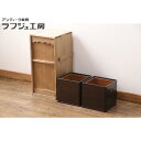 和製アンティーク 角火鉢 2個セット 指物工芸品 美品 外箱付き 紫檀 シタン材 木製火鉢 和風 和モダン 民芸家具 和室 店舗 ラフジュ工房 送料無料 r-0...