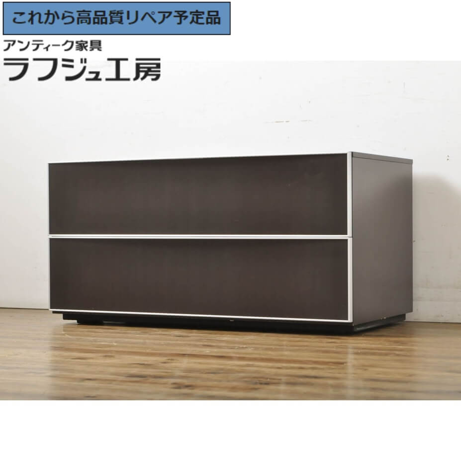 【中古】 ★事前問合せ必須★ ローチェスト イタリア家具 arflex アルフレックス COMPOSER コンポーザー 引き出し サイドチェスト サイドボード ローボード モダン シンプル リビング 収納 寝室 店舗 ラフジュ工房 送料無料 r-061500