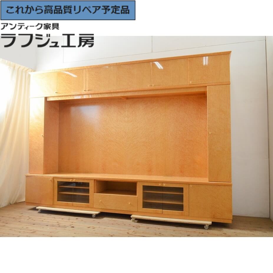 【中古】 超美品 新品同様 ★事前問合せ必須★ テレビボード 松創 エルテ テレビ台 戸棚 収納棚 棚 たな キャビネット モダン シンプル リビング 収納 ラフジュ工房 送料無料 r-057408