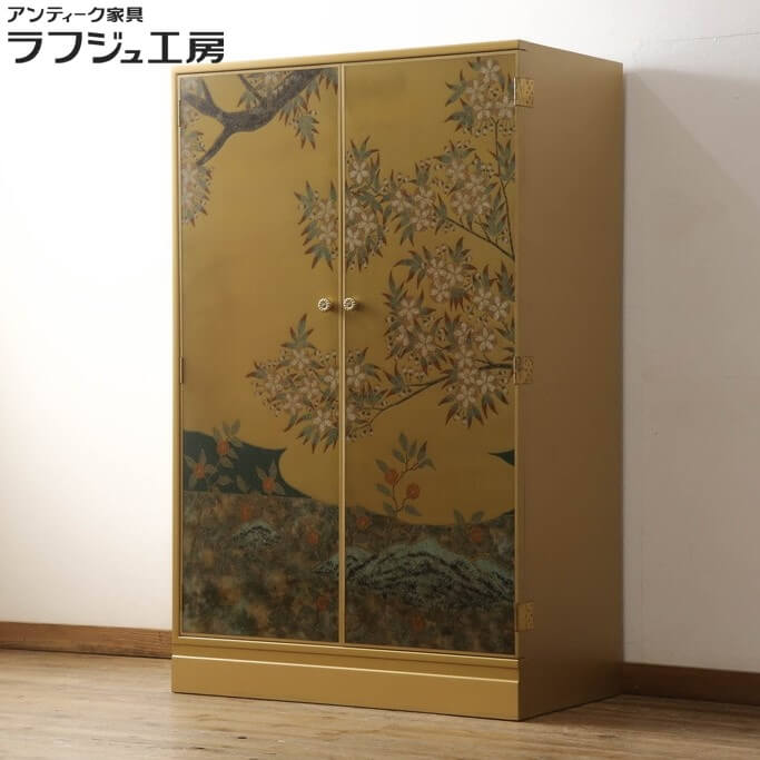 【中古】 最高級品 整理タンス 宝石象嵌工芸品 光泉 光雲 蒔絵 圧巻! 着物箪笥 引き出し チェスト 収納箪笥 和風 和モダン リビング 収納 和室 寝室 ラフジュ工房 送料無料 r-054429