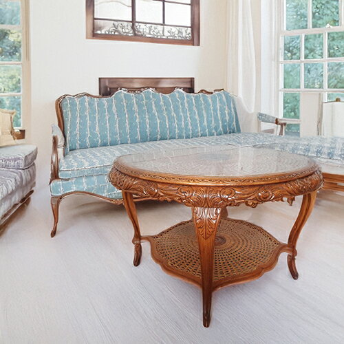 ヨーロッパアンティーク 家具 1920年 ベルギー原産 Coffee Table シャビー 姫系 姫家具 姫系家具 家具 アンティーク エレガント 木製 かわい...