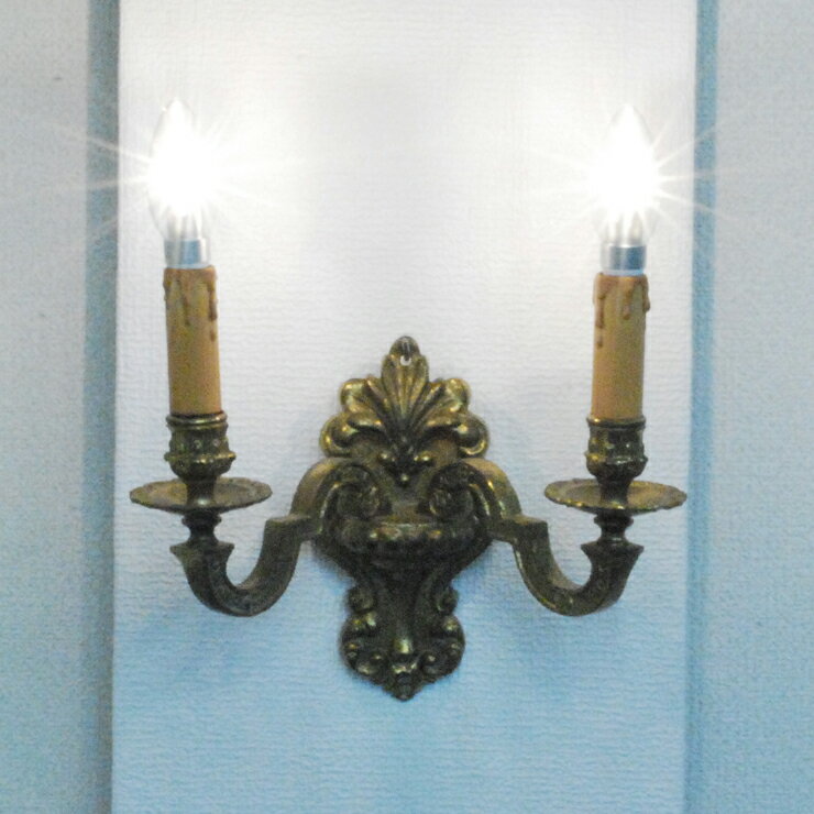 送料無料 壁掛ウォールランプ本物アンティーク照明1930年ベルギー原産本体材質真鍮製PSE表示品PL保険付#wl6185 照明器具 店舗 インテリア おしゃれ ...