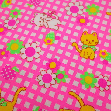 大人買いハーフセット(限定カラー入り全6色)約50cm×110cm カラフル かわいい レトロ ハンドメイド パッチワーク 日本製 コットン 生地 蛍光 綿100 国産 手芸 ポーチ 手作り マスクドール アウトフィット ゆめかわ エコバッグ
