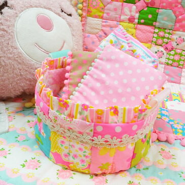 ミニバスケット 型紙 インテリア 収納 ゆめかわ 小物入れ かご バスケット パターン 説明書 作り方 レシピ 自由研究 ハンドメイド ソーイング パッチワーク 手作り 手芸 裁縫 かわいい ※返品交換不可