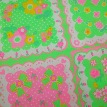 大人買いハーフセット(限定カラー入り全6色)約50cm×110cm カラフル かわいい レトロ ハンドメイド パッチワーク 日本製 コットン 生地 蛍光 綿100 国産 手芸 ポーチ 手作り マスク ドール レッスンバッグ ゆめかわ エコバッグ
