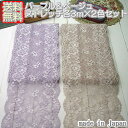 【送料無料】 幅広ラッセルストレッチレース3m×2色セット《 手芸/下着/インナー用レース 》