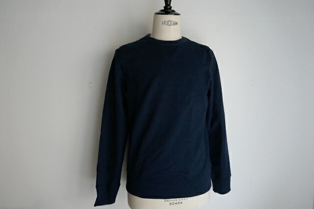 Merz b.Schwanen【メルツベーシュバーネン】 MODEL/3S48 MEN`S SWEATSHIRTS SCWER　PRIMA STRONG 3THREAD/COL66 INK BLUE/オーガニック..