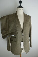 MASSIMOALBAڥޥå⥢СMODELBALI/COLT2218-F648/IRISHLINENOLIVEإܡS5Bɥ顼ɥåΩJACKET