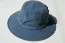 LOCK CO.【ロックアンドコー】MODEL CAPRRI ROLLABLE HAT/COL FRENCH BLUEフレンチブルー/センタークリース折り畳み可仏製WASHED COTTON地FRENCH BLUEローラブルカプリハット（サイドRIVETS穴付）