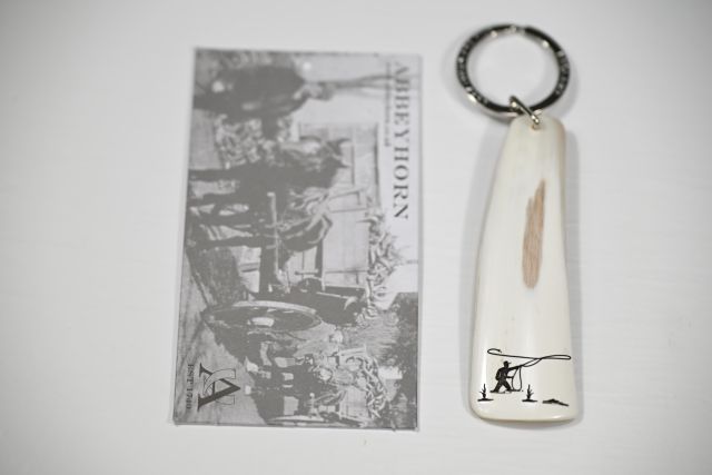 ABBEY HORN【アビーホーン】MODEL KEY RING1FLAY/FLY FISHER MAN水牛製靴ベラ付き...