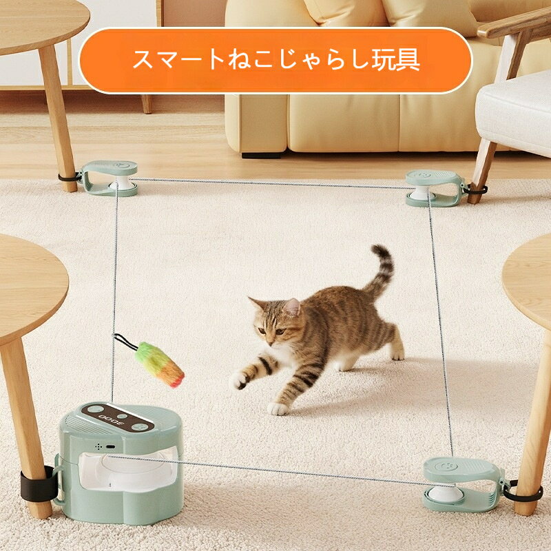 材質：ABS樹脂、電子部品サイズ：コンパクト設計（約10cm×8cm×7cm）【鳴き声＆リモコン操作で、狩猟本能を徹底刺激！】まるで本物の小鳥のように鳴きながら走り回る、自動追いかけっこトイです。付属のリモコンで速度や動きを調節できるので、愛猫の様子に合わせて最適な遊び方を提供できます。知能回避機能：障害物に当たると自動で方向転換し、狭いお部屋でも安心して遊べます。リアルな鳴き声：小鳥のさえずり音で、猫ちゃんの注意をしっかり引きつけます。USB充電式：電池交換不要でエコで経済的。毎日の遊び時間が、愛猫にとって最高のリフレッシュタイムになります。