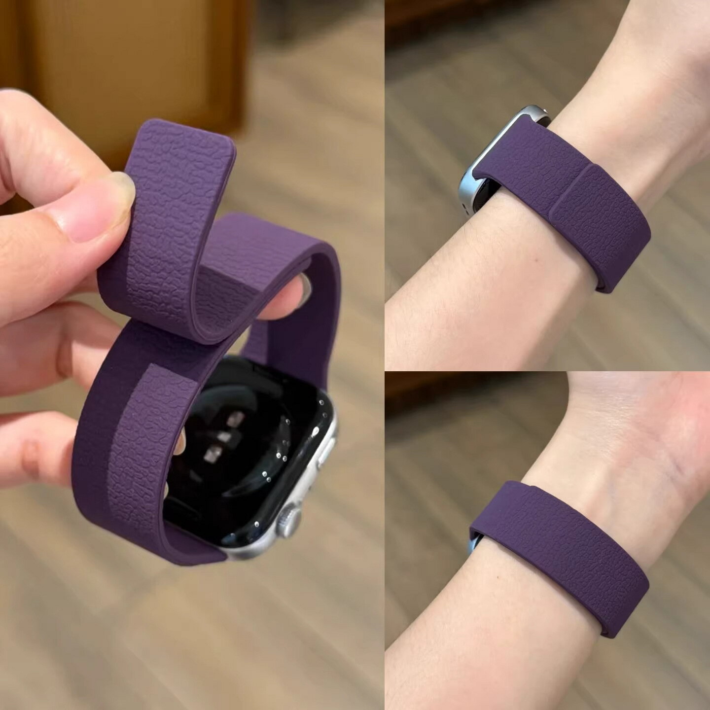 樂天商城 - アップルウォッチ バンド 替え シリコン ベルト レディース かわいい マグネット くすみカラー apple watch series SE 11 10 9 8 7 6 5 4 3 2 1 40mm 41mm 42mm 44mm 45mm 46mm 49mm おしゃれ シリーズ10 対応